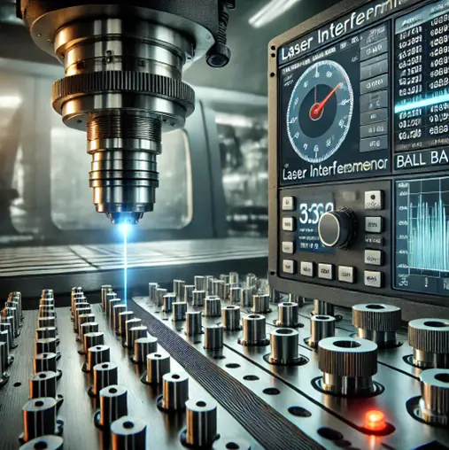 laser interferometer and ball bar test